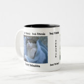 Fatboy und Stinky "beste Freund-" Tasse (Vorderseite Links)