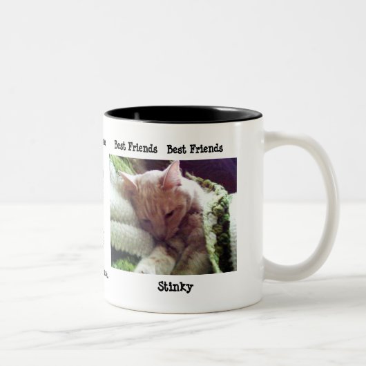 Fatboy und Stinky "beste Freund-" Tasse (Rechts)