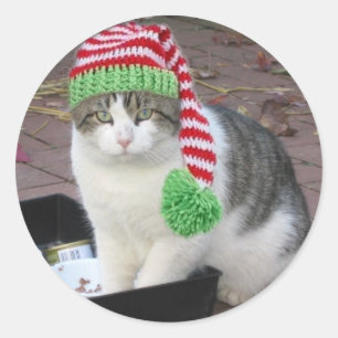 FATBOY WEIHNACHTSaufkleber Runder Aufkleber