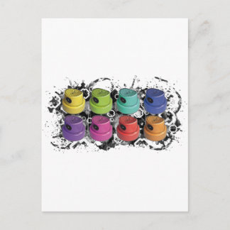 Fatcapschwarz Postkarte