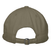 FateofDestinee Distressed Fatigue Green Cap Bestickte Kappe (Rückseite)