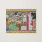 Fatepur Sikiri, 1573: Hasain Quli Khan-l Jahan vor Puzzle (Horizontal)