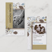 Fatfal Herbst Herbstlaub Wirbel Visitenkarte (Vorne/Hinten)