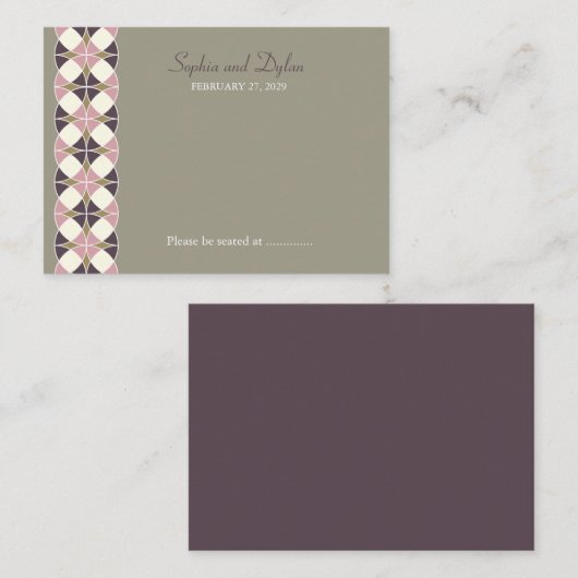 Fatfatin Deko Rings Band Guest Platzkarte (Vorne/Hinten)