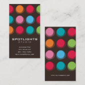 fatfatin flockige Farbe punktiert Visitenkarte (Vorne/Hinten)