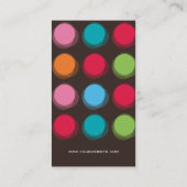 fatfatin flockige Farbe punktiert Visitenkarte (Rückseite)