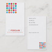 fatfatin punktiert flockige Schatten-Farbe Visitenkarte (Vorne/Hinten)