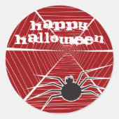 Fatfatin Spider und Web Halloween Aufkleber (Vorderseite)