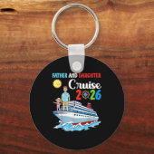 Father & Daughter Cruise 2026 Family Vacation Schlüsselanhänger (Vorderseite)