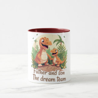 Father and son, das dream team again tasse
