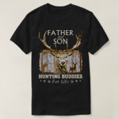 Father and Son Hunting Buddies For Life T-Shirt Gi (Design vorne)