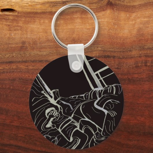 Father and Son Keychain Schlüsselanhänger (Rückseite)