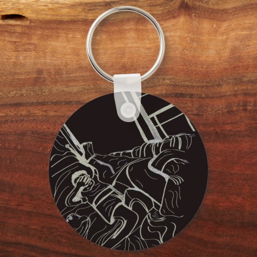 Father and Son Keychain Schlüsselanhänger (Vorderseite)