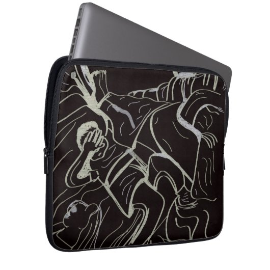 Father and Son Laptop Sleeve (Vorne Rechts)