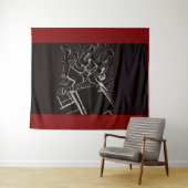 Father and Son Large Tapestry Wandteppich (Beispiel (Horizontal))