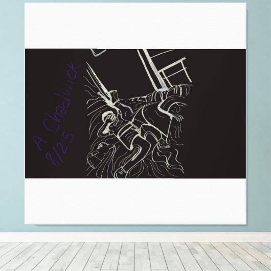 Father and Son  Leinwanddruck (Insitu (Holzboden))