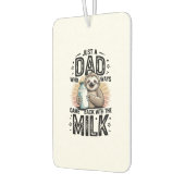 father and son with milk  sloth graphic design-01 autolufterfrischer (Links)