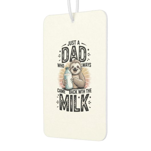 father and son with milk sloth graphic design-01 autolufterfrischer (Links)
