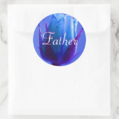 Father Blue Rose Sticker (Tasche)