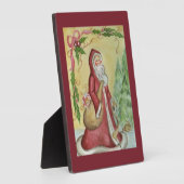 Father Christmas Art Decoration Plaque Fotoplatte (Seite)