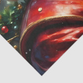 Father Christmas at the Lamplight Lane Decoupage Seidenpapier (Ausschnitt)