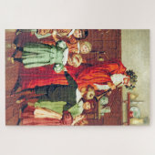 Father Christmas Blowing The Horn Puzzle (Horizontal)