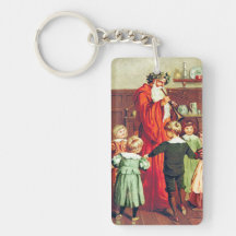 Father Christmas Blowing The Horn