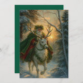 Father Christmas Feiertagskarte (Vorne/Hinten)