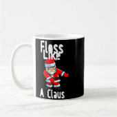 Father Christmas Floss Like A Claus Funny Santa Ug Kaffeetasse (Links)