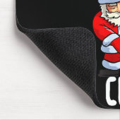 Father Christmas Floss Like A Claus Funny Santa Ug Mousepad (Ecke)