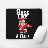 Father Christmas Floss Like A Claus Funny Santa Ug Mousepad (Mit Mouse)