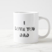 Father Cloud Word-Tasse Jumbo-Tasse (Rechts)
