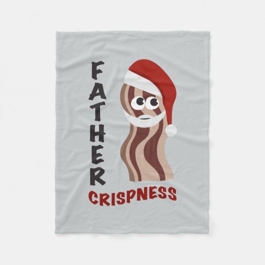 Father Crispness! Bacon Fleecedecke (Vorderseite)