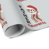 Father Crispness! Bacon Geschenkpapier (Rolleneckpunkt)