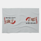 Father Crispness! Bacon Handtuch (Horizontal)