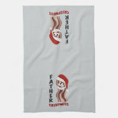 Father Crispness! Bacon Handtuch (Vertikal)