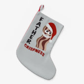 Father Crispness! Bacon Kleiner Weihnachtsstrumpf (Vorderansicht (hängend))