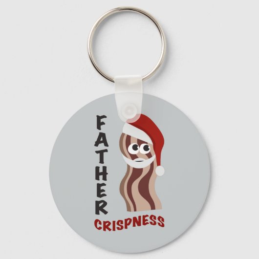 Father Crispness! Bacon Schlüsselanhänger (Vorderseite)