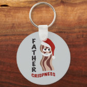 Father Crispness! Bacon Schlüsselanhänger (Vorderseite)
