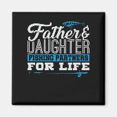 Father & Daughter Angelpartner Leben Magnet (Vorne)