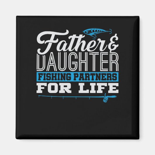 Father & Daughter Angelpartner Leben Magnet (Vorne)