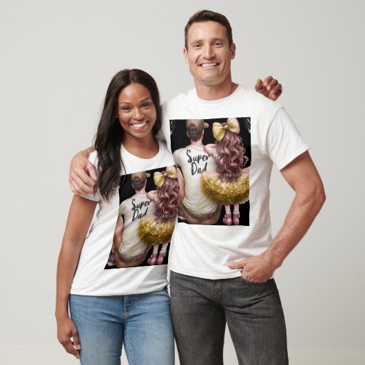 Father & Daughter Bond - Super Vater T-Shirt (Unisex)