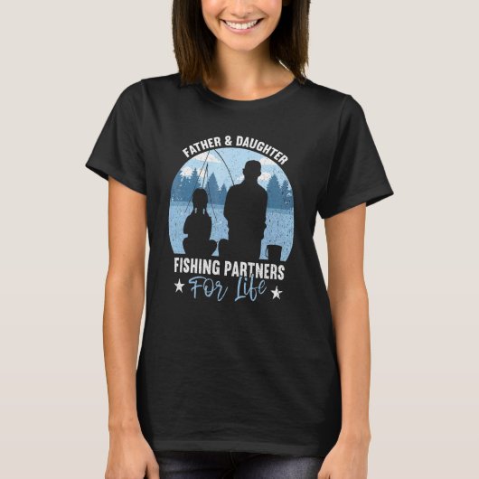 Father & Daughter Fishing Partners Fishing Father' T-Shirt (Vorderseite)