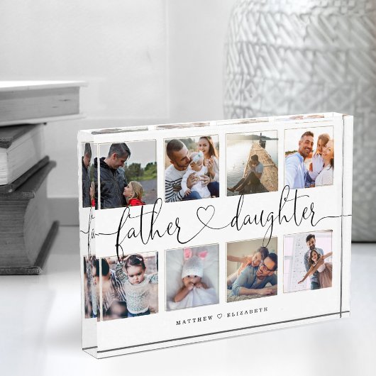 Father Daughter Heftschrift | Foto Grid Collage