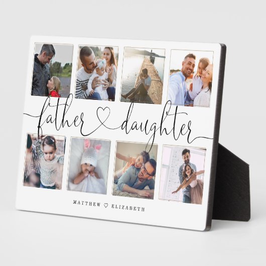 Father Daughter Heftschrift | Foto Grid Collage Fotoplatte (Seite)