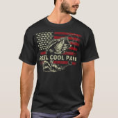 Father Day Dad Fishing 4th of July Reel Cool Pap T-Shirt (Vorderseite)