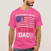 Father Dayee Geschenk Bestes für Vater Retro T-Shirt (Vorderseite)