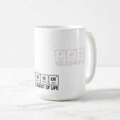Father Funny Periodic Table Vater Kaffeetasse (VorderseiteRechts)