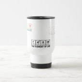 Father Funny Periodic Table Vater Reisebecher (Mittel)