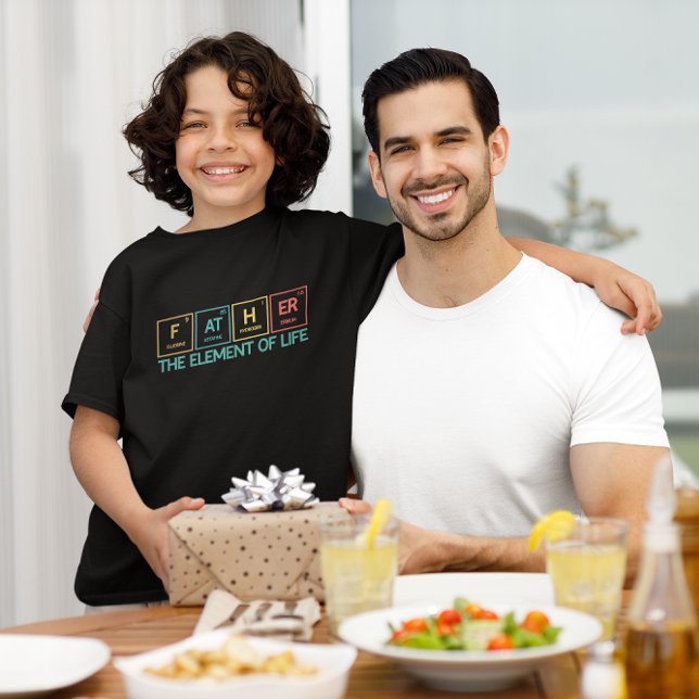 Father Funny Periodic Table Vater Tri-Blend Shirt (Father Funny Periodic Table Dad Tri-Blend Shirt)